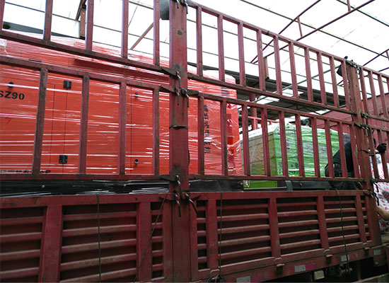 雄安混凝土液壓濕噴機(jī)、空壓機(jī)發(fā)貨現(xiàn)場(chǎng)